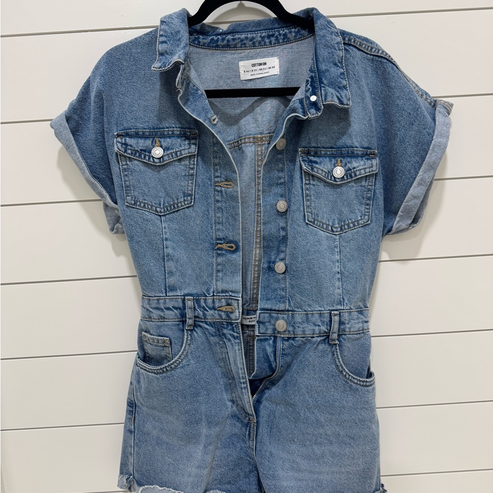 Cotton On Light Blue Denim Shirt